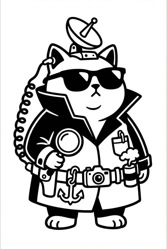 Cartoon Spy Cat