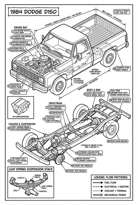 Detailed Image Of 1984 Dodge D150