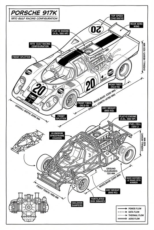 Detailed Image Of Porsche 917K