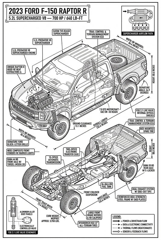 Detailed Image OF 2023 FORD F-150 RAPTOR R