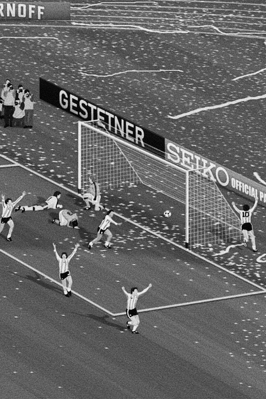 Soccer Team Celebrating